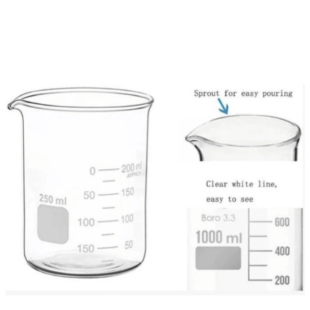 1000ML Borosilicate 3.3 Glass Beaker With Spout, CA-11010550