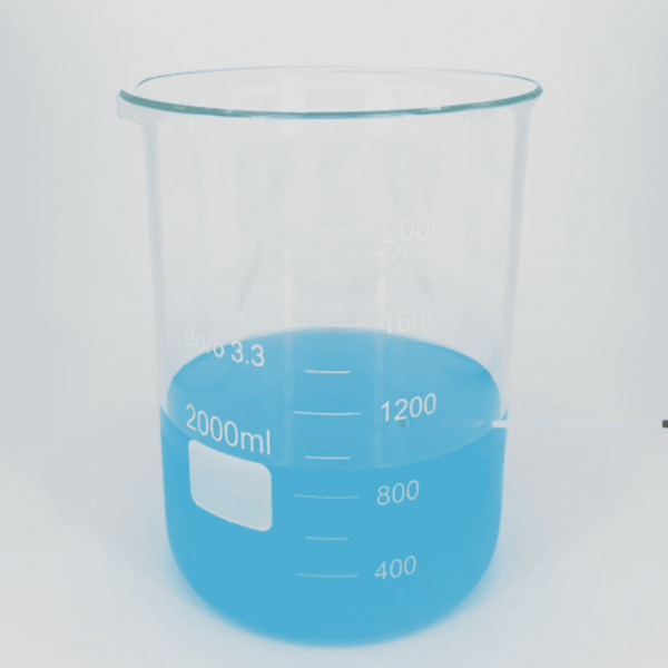 2000ml Borosilicate 3.3 Glass Beaker With Spout, CA-1101-2000ml