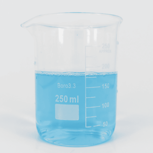 250ML Borosilicate 3.3 Glass Beaker With Spout, CA-1101-250ML