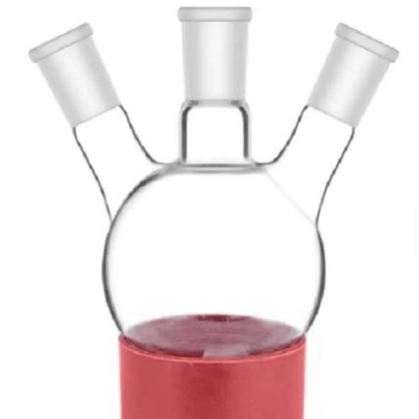 500ml 3-Neck Flat Bottom Glass Flask Lab Bottle, CA-OEM