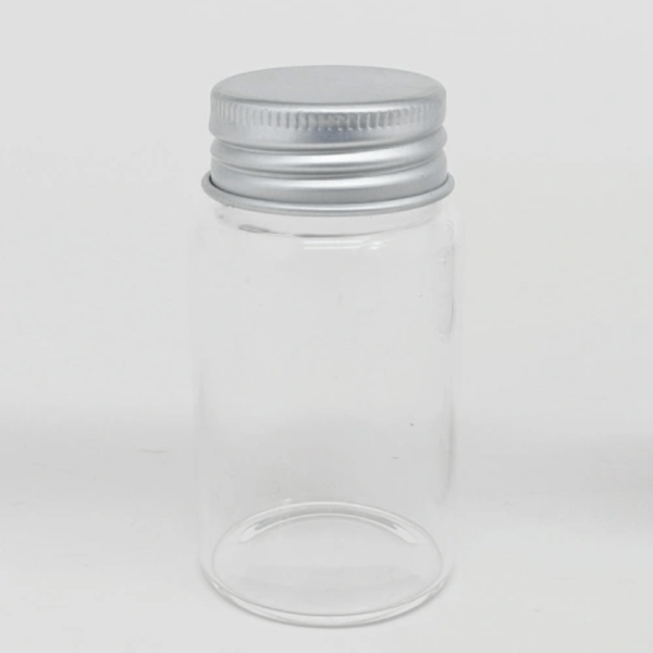 Borosilicate Glass Test Tubes with Aluminum screw cap, CA-RK36001