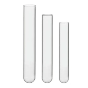 Glass Cylindrical Bottom Test Tubes 10ml 16mm-100mm, CA-RK34025RK34026RK34027 (1)