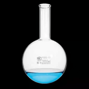 Long narrow neck round glass boiling flask 15000ml, CA-11151501