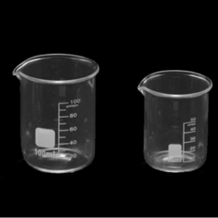 Low Form Boro3.3 Glass Beaker with Spout 500ml, CA-11020300