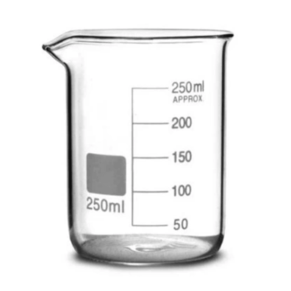 _Low Form Boro3.3 Glass Beaker with Spout 50ml, CA-11020050