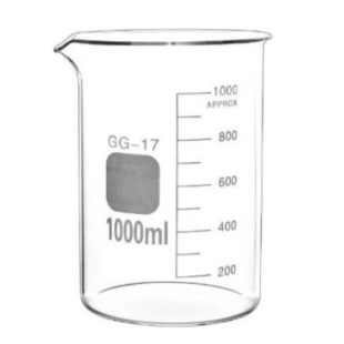 Graduated Borosilicate 3.3 Glass Beaker 1000ML with High Temperature Resistance, CA-11010550
