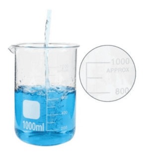 Thick Borosilicate 3.3 Glass Graduated Beakers With Spout 5000ml, CA-RK11010700