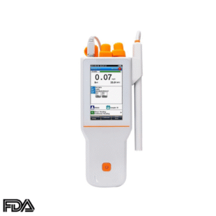 Portable Dissolved Oxygen Meter, Large Touchscreen High Precision, CA-DO-P510T