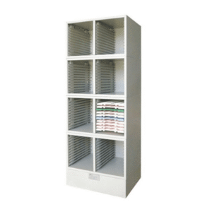 Four-Stack Cabinet for Secure Microscope Slide-Drying Boards Storage, CA-SLDC-104