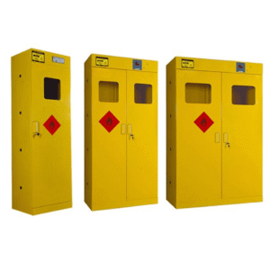 Laboratory Gas Cylinder Safety Storage Cabinet Steel Structure, CA-GCSC Series