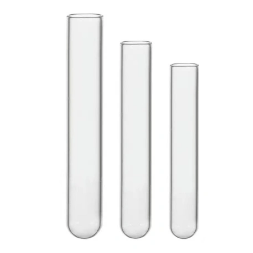 Glass-Cylindrical-Bottom-Test-Tubes-10ml-16mm-100mm-CA-RK34025RK34026RK34027-1.png Glass Cylindrical Clear Flat Top Round Bottom Test Tubes Multi Sizes 10ml 16mm-100mm, CA-RK34025/RK34026/RK34027 - Image 2