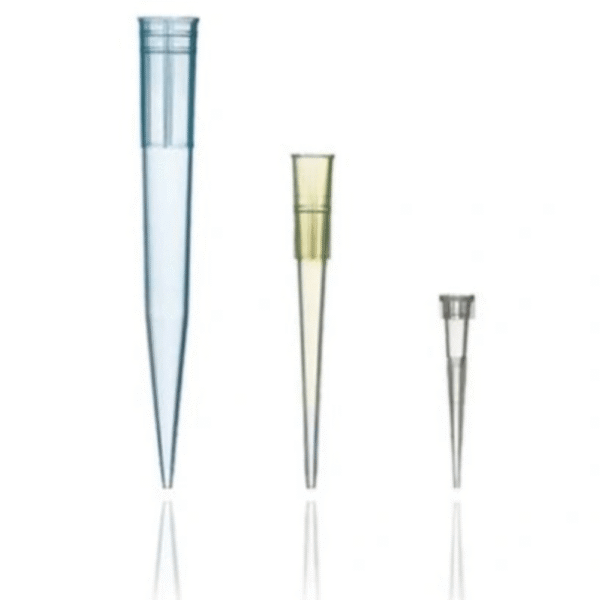 White Tips Lab Sterile Micro Pipette Tips Universal Type PP Material Laboratory ...