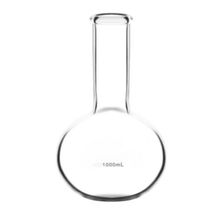Long Narrow Neck Flat Bottom Boiling Flask 150ml, CA-11110150