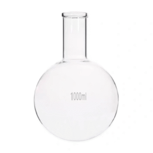 Long Narrow Neck Round Borosilicate Glass Boiling Flask 3000ml Laboratory Glassware, CA-11153000