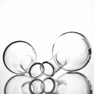 Borosilicate Glass Round Bottom Boiling Flask with Narrow Neck for Laboratory Experiments 200ml, CA-11150200