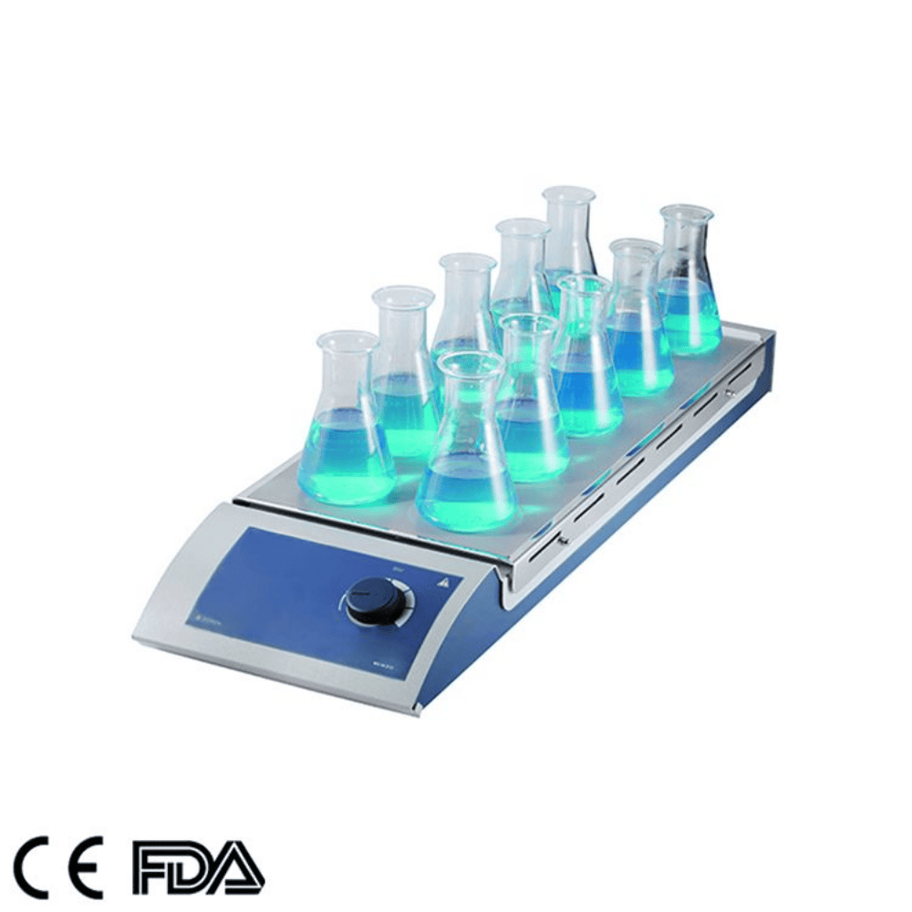 Magnetic-Stirrer-0.4L×10-Multi-Position-MGS-M10.png Analog Magnetic Hotplate Stirrer, 0.4Lx10 Multi-Position, MGS-M10