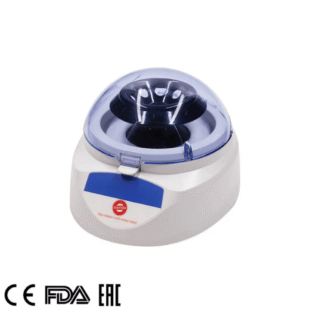 Benchtop Mini Centrifuges Machine Low Noise with DC Motor Microcentrifuge PCR 8 Strips, CA-CFG-Mini-E Series