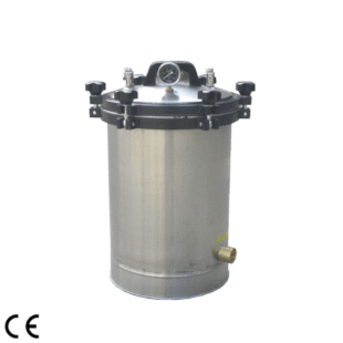 High Pressure Steam Autoclave Sterilizer Portable Stainless Steel Lab Equipment, CA-STP-39LM