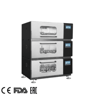 Stacked Thermostatic Shaker Oscillator with Three Stackable Layers, CA-ICB-2S103, ICB-2S203