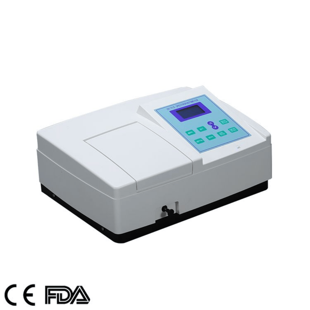UV-VIS-Spectrophotometer-Single-Beam-CA-SP-MUV-5100B.png Single Beam Ultraviolet Visible Spectrophotometer 190-1000nm Wavelength Range 2nm Bandwidth, CA-SP-MUV5100B