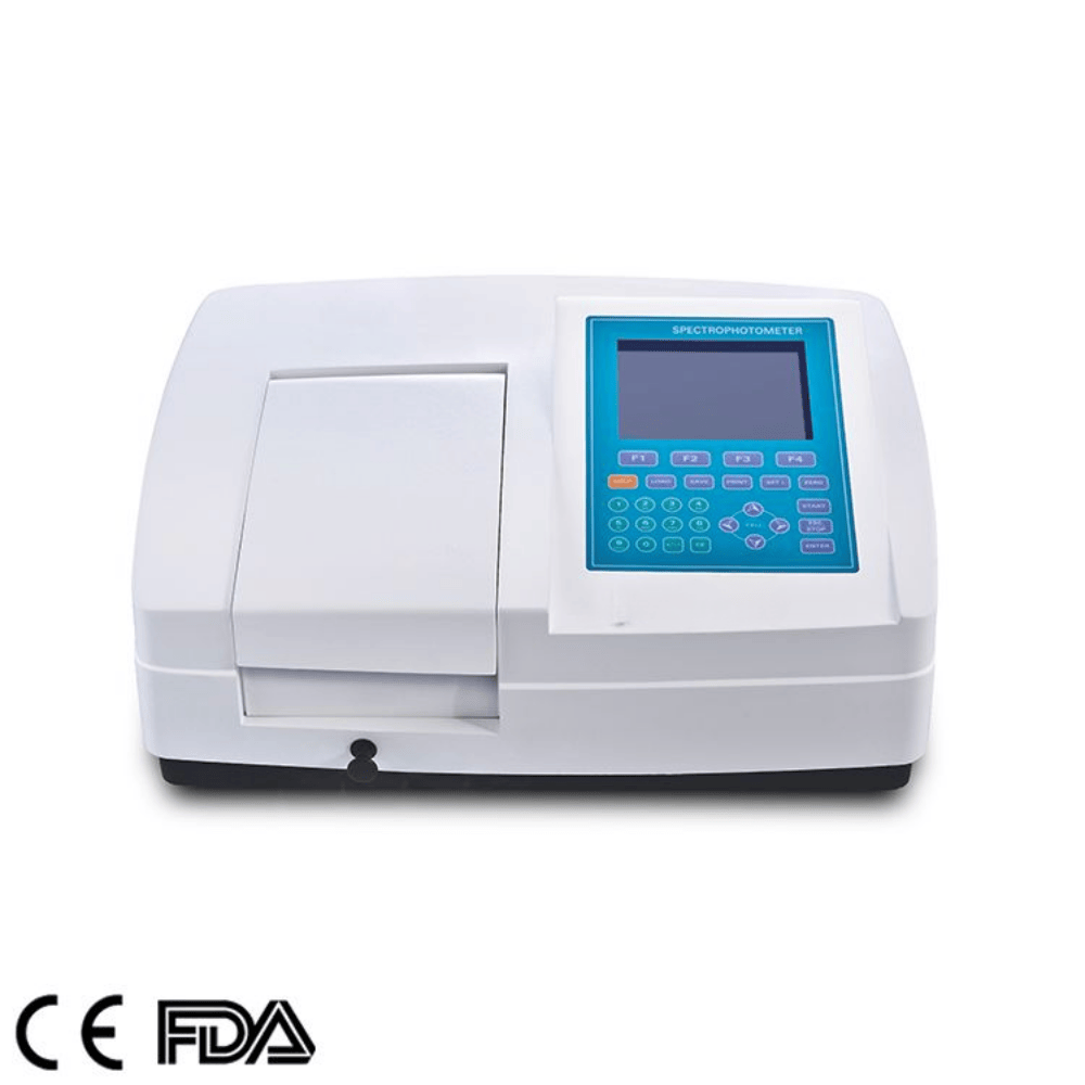 UV-VIS-Spectrophotometer-Single-beam-CA-SP-MUV6000.png LCD Display Single Beam Scanning UV Vis Portable Spectrophotometer, CA-SP-MUV6000